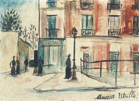 La Belle Gabrielle Y La Calle Saint Vincent En Montmartre De Maurice
