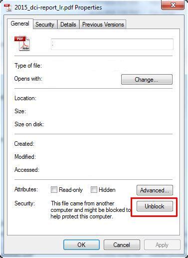 How To Unblock A File