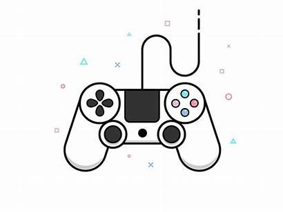 Controller Ps4 Outline Play Cool Dribbble