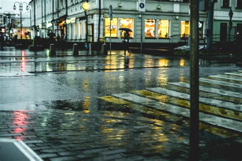 Rainy City Streets Stock Photos Pictures And Royalty Free Images Istock