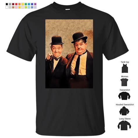Laurel And Hardy Hollywood Legends T Shirt Shop