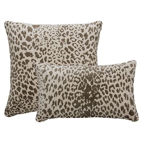 Leopard Print Outdoor Throw Pillows Collection Leopard Print Pillows