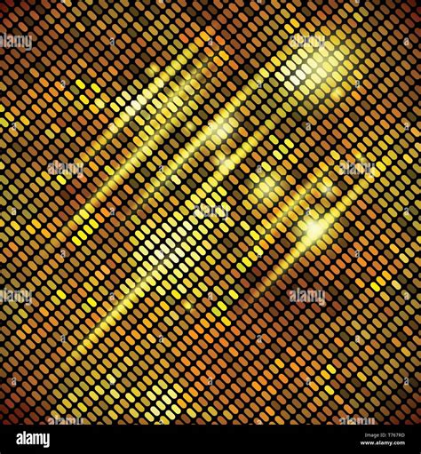Metallic Gold Mosaics Abstract Vector Background Stock Vector Image