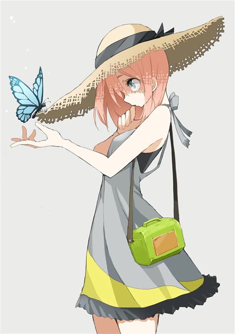 Wallpaper Drawing Illustration Anime Girls Hat