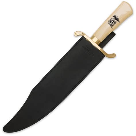 Gil Hibben The Expendables Bowie Knife Leather Sheath BUDK Com