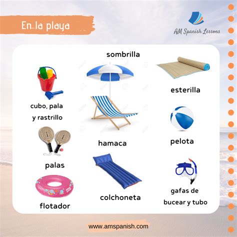 Spanish Beach Vocabulary And Useful Phrases At The Beach