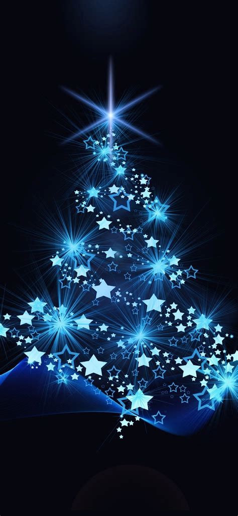 Christmas Blue Iphone Wallpapers Wallpaper Cave