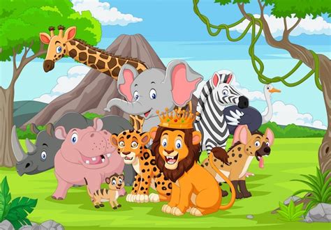 Dessin Animé Les Animaux De La Jungle Communauté Mcms
