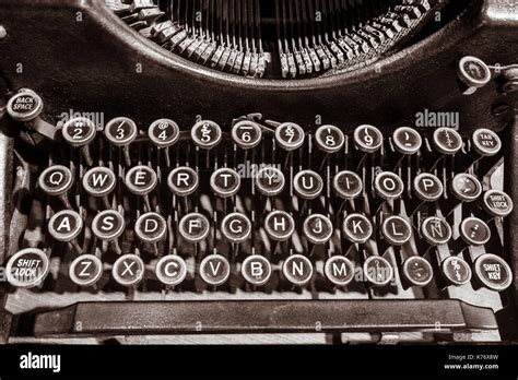 Old Typewriter Stock Photo Alamy