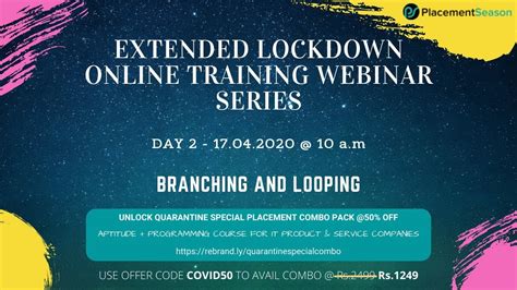 In regional victoria, it lifted at 11.59pm monday 9 august. Extended Lockdown Training Day 2 - Branching and Looping - YouTube
