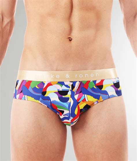 parke and ronen printed low rise brief underwear expert
