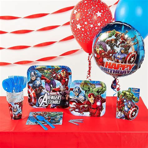 buyseasons party kit marvel avengers superhero birthday party avengers party party kit