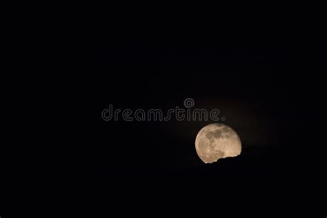 Night Sky Full Moon Over The Mountains Stock Photo Image Of Nature