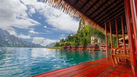 Floating Bungalows Im Khao Sok Nationalpark In Thailand Home Of Travel