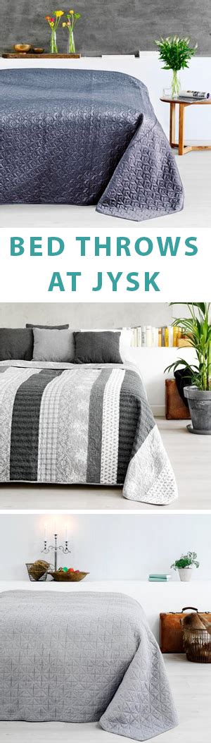 Throws, blankets and bed spreads from JYSK. Bedroom decor and inspiration with key bedding ...