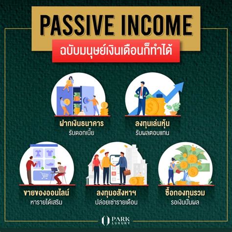 วิธีหารายได้เสริม จาก passive income แบบมนุษย์เงินเดือน