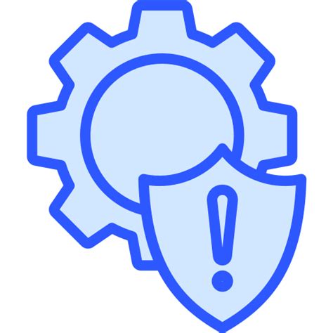 Risk Management Generic Blue Icon