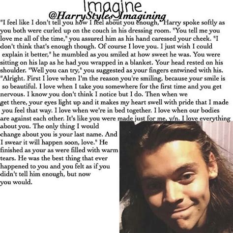 What I Love About You Harry Imagines Harry Styles Imagines Harry