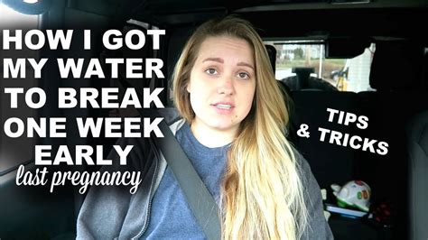 how i got myself to go into labor at 39 weeks water broke youtube