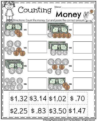 It also improves their creativity. Money Worksheets for 2nd Grade - Planning Playtime | Money ...
