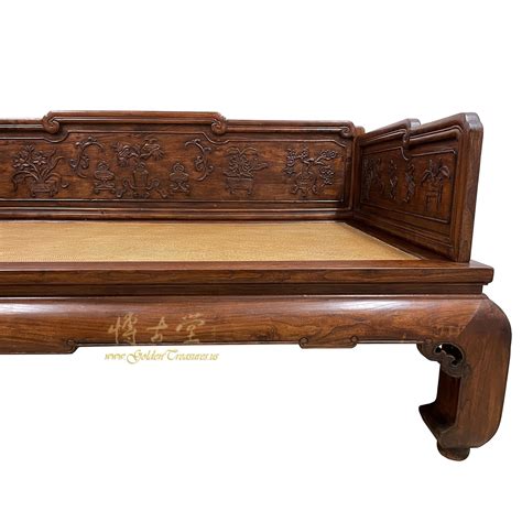 Antique Chinese Ming Style Opium Luo Han Bed Daybed Chinese Antiques