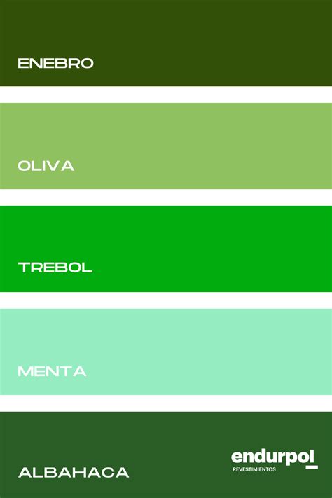 Colores Verdes Tipos De Color Verde Gama De Colores Verdes Tipos De