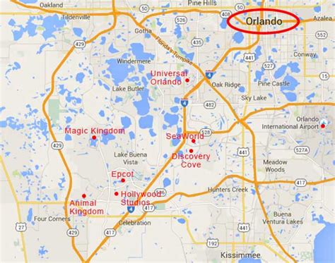 Map Of Orlando Florida Area Maps For You