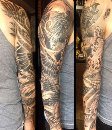 Phoenix Tattoo Sleeve Designs Ideas And Meaning Tattoos