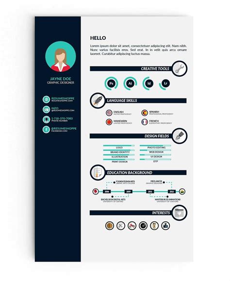 Build your graphic designer resume fast bam. 15+ Infographic Resume Templates, Examples & Builder