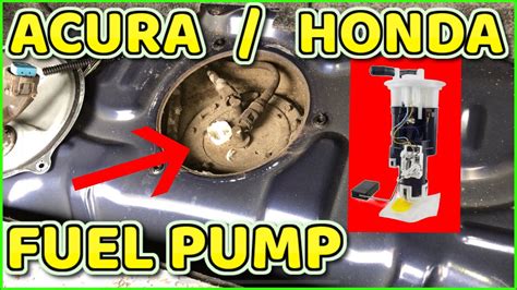 How To Remove Fuel Pump On A Acura Tl And Honda Accord 1998 To 2003
