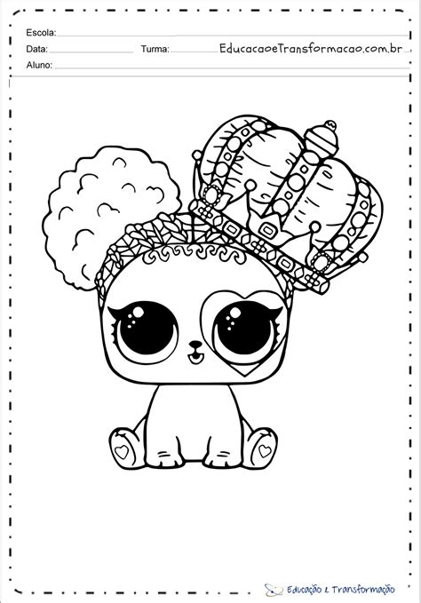 Desenhos Lol Surprise Pets Para Colorir Educação E Transformação