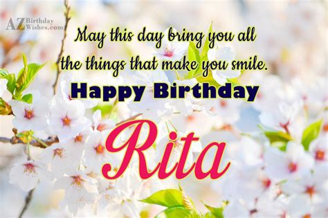 Happy Birthday Rita