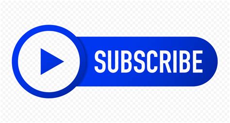 Hd Outline Youtube Subscribe Dark Blue Button Logo Png Citypng