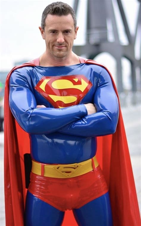 Super Rubber Man Superman Cosplay Super Hero Costumes Superman