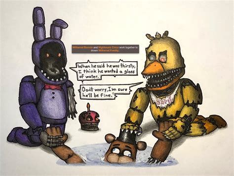 Withered Freddy X Withered Chica