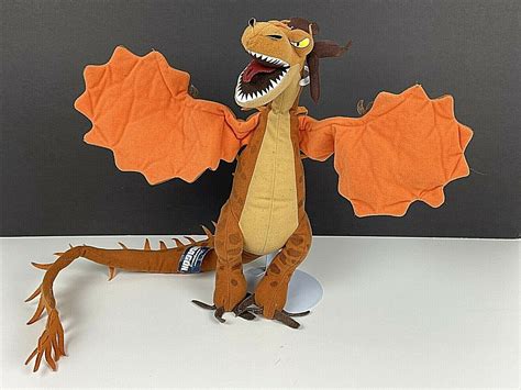 Hookfang Plush How To Train Your Dragon Orange Posable Wings 18 Wingspan Rare Ebay In 2022