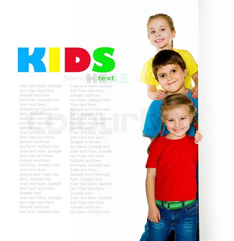 Little Kids Stock Image Colourbox