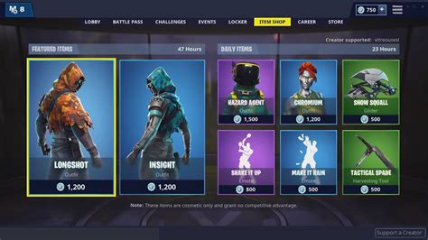 New Insight And Longshot Skins December 16th Fortnite Daily Item Shop