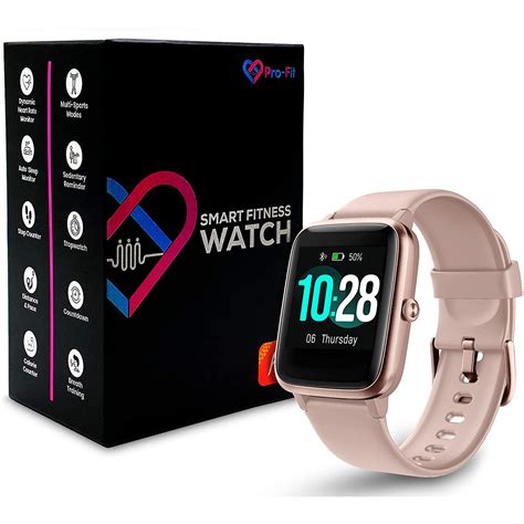 Ceas Smartwatch Profit Veryfitpro Id205l Bluetooth Hr Ip68 Pink