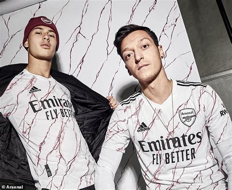 Arsenal Unveil New White Away Marble Strip For 2020 21 Season Daily