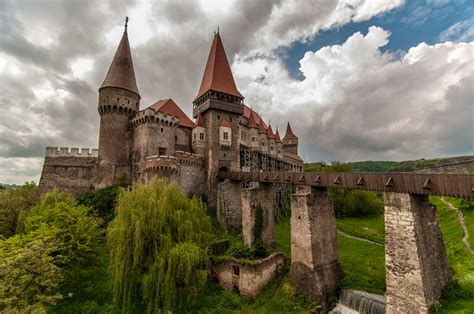 One Of The Remnants Of The Medieval Transylvania The Corvin Castle