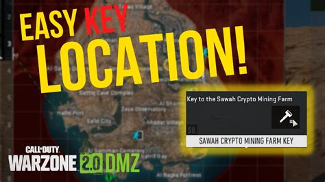 Sawah Crypto Mining Farm Key LOCATION GUIDE Call Of Duty Warzone 2 0 DMZ YouTube