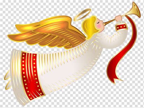 Angel Playing Trumpet Illustration Angel Christmas Scalable Graphics