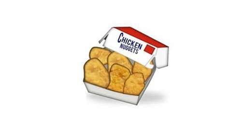 Like a real chicken nugget it is less than a mouthful, not satisfying by itself, and can be warmed up and finished off in less than 3. Petition · Apple: Chicken Nugget Emoji · Change.org