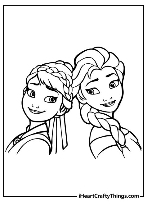 Anna Elsa Olaf Frozen 1 Free Coloring Pages Crayola Com Crayola Com