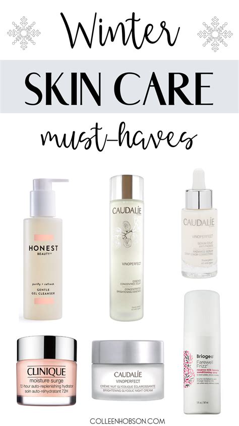 Amazing Skincare Routine For Dry Winter Skin Colleen Hobson Winter