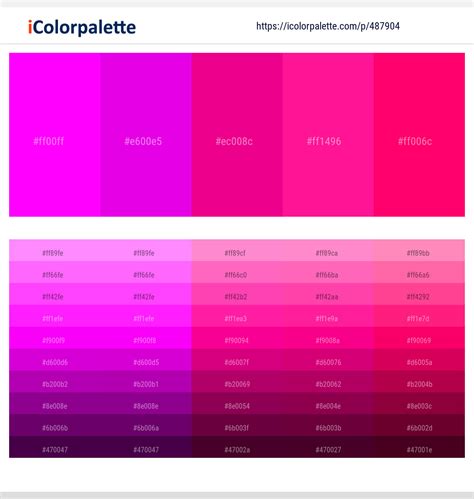 11 latest color schemes with fuchsia and fuchsia color tone combinations 2023 icolorpalette