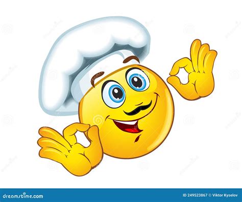 Chef Set Emoji Avatar Sad And Angry Face Guilty And Sleeping Cook