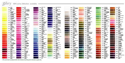 List Of 100 Colors