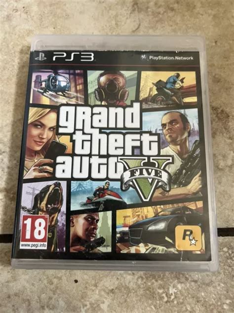 Grand Theft Auto V Gta 5 Sony Playstation 3 Ps3 Incs Map 744 Picclick